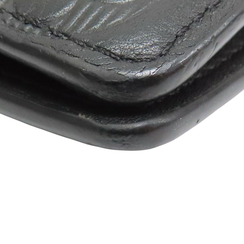 黑色 牛皮壓紋 Brazza 兩折 長夾 M62900【LOUIS VUITTON LV 路易威登】 M62900-15