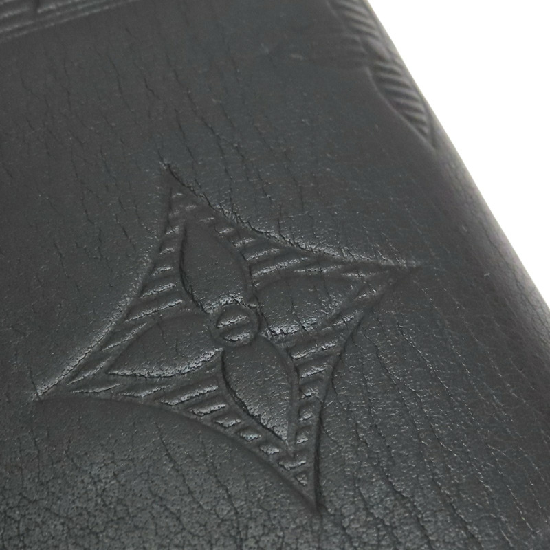 黑色 牛皮壓紋 Brazza 兩折 長夾 M62900【LOUIS VUITTON LV 路易威登】 M62900-18