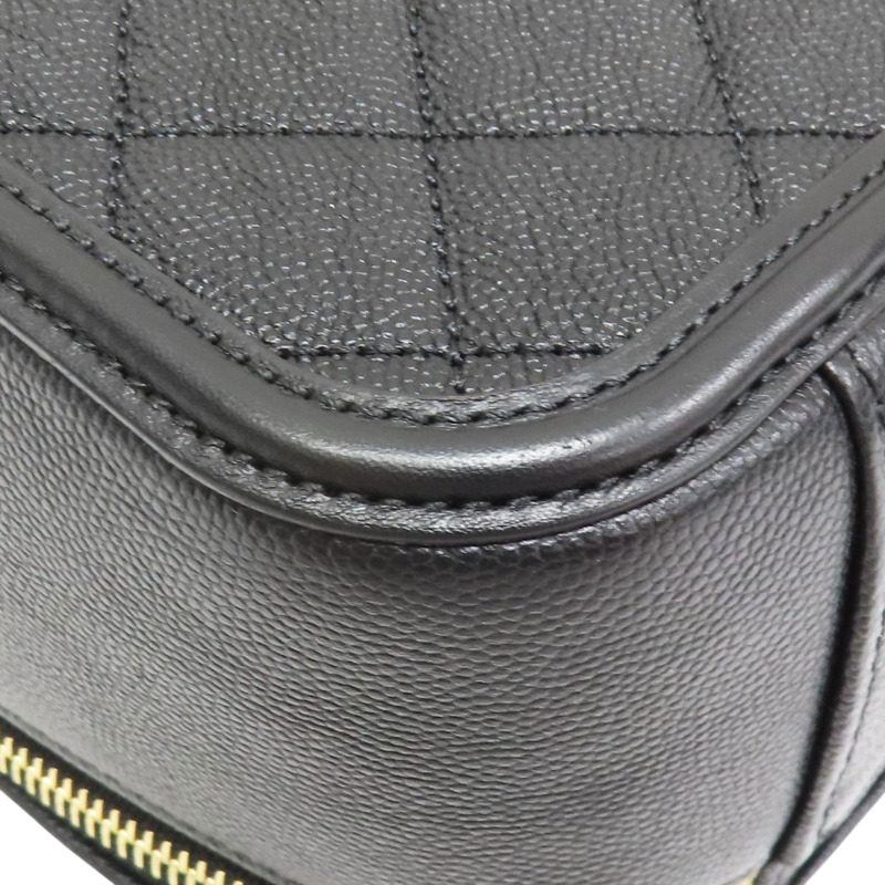 黑色 荔枝牛皮 肩背包 金釦【CHANEL 香奈兒】 A93344-13