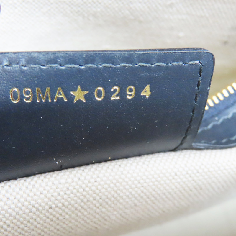 藍色 提花帆布 D-Vibe 保齡球包 兩用包【Dior 迪奧 】 M1341UTZQ-8