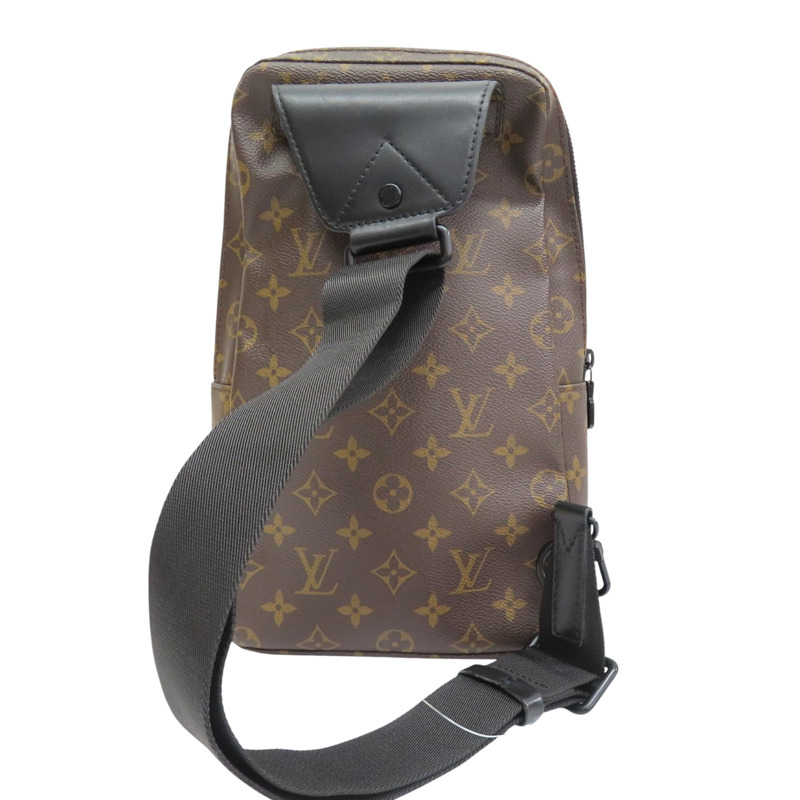 棕色 原花 帆布 Avenue 單肩包【LOUIS VUITTON LV 路易威登】 M45897-1