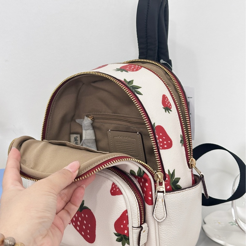 Coach 經典 雙拉鍊 小後背-5