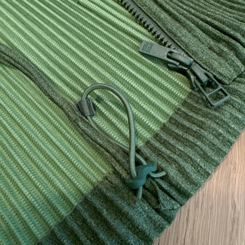 Homme Plisse Issey Miyake 皺褶鋸齒拉鍊外套 綠-4