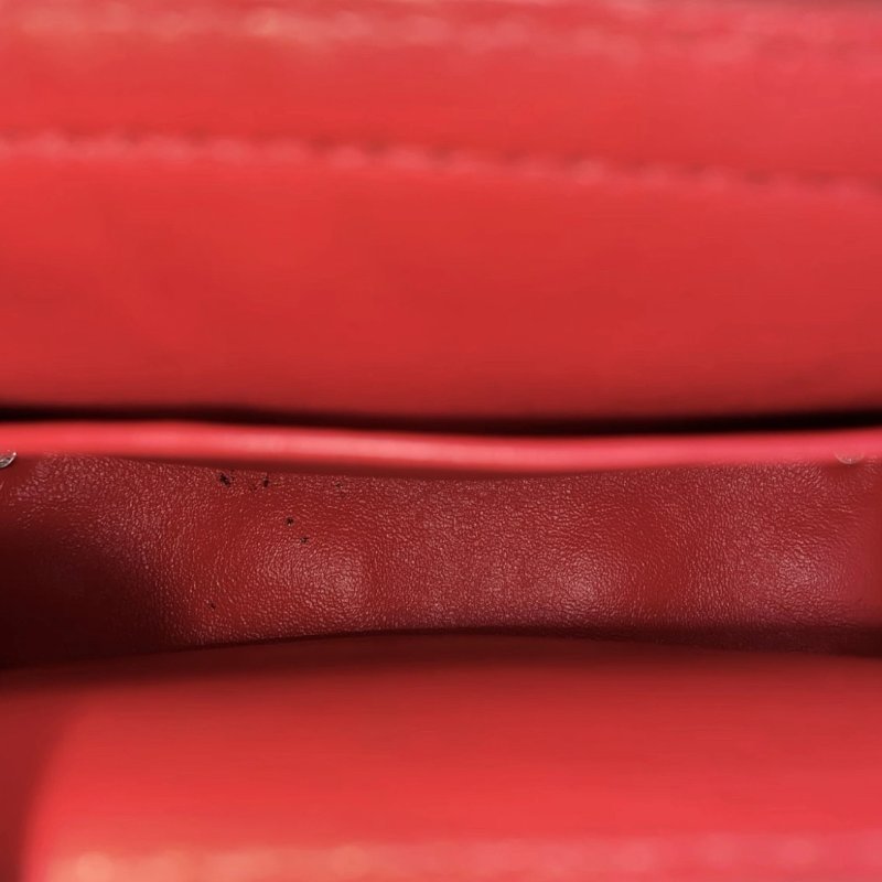 LV Mask紅拼老花小怪獸肩背斜背包19*16*7 98新配件塵袋-1