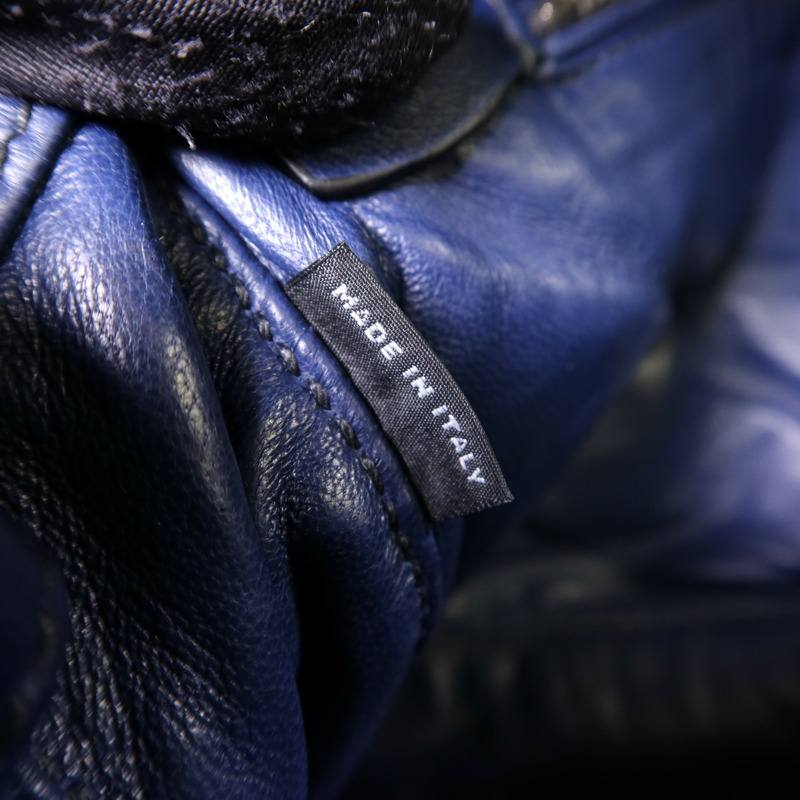 PRADA 羊皮皮革Chain Shoulder Bag銀扣鏈帶肩背袋-8