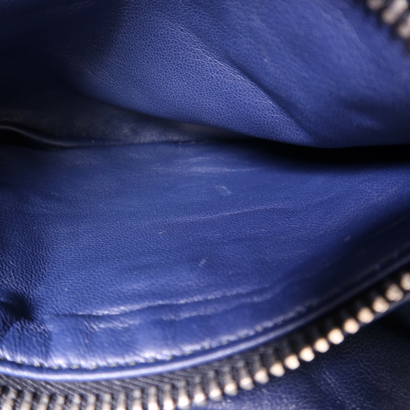 PRADA 羊皮皮革Chain Shoulder Bag銀扣鏈帶肩背袋-18