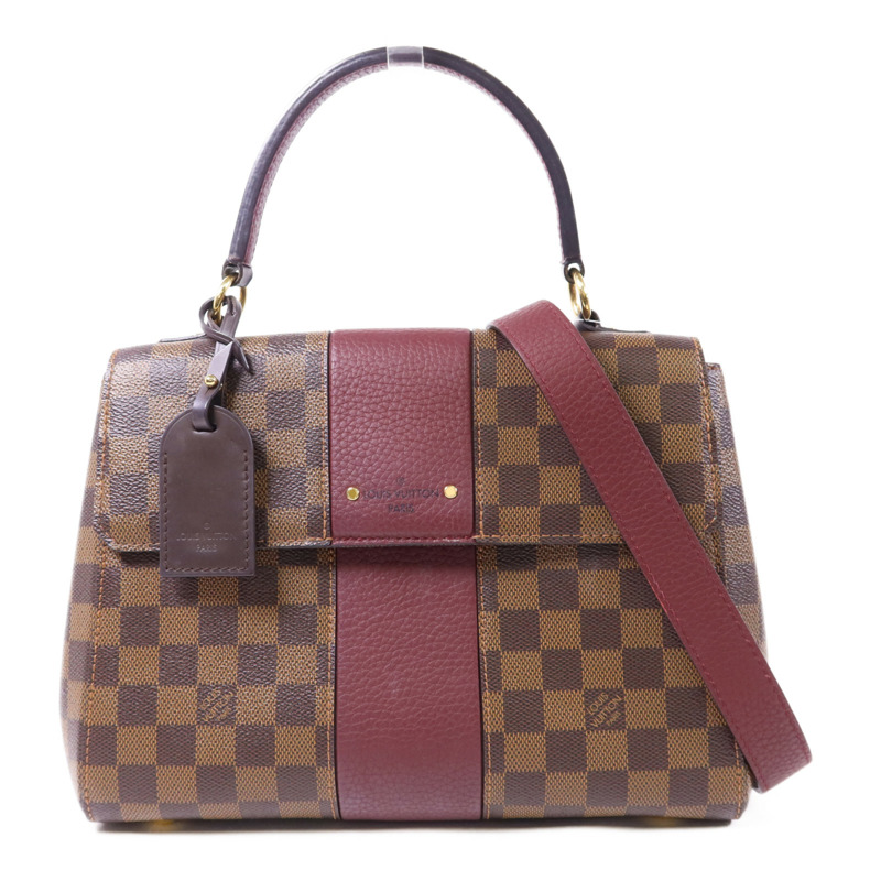 LOUIS VUITTON Damier Bond Street Magnolia金扣手挽肩背兩用袋-0