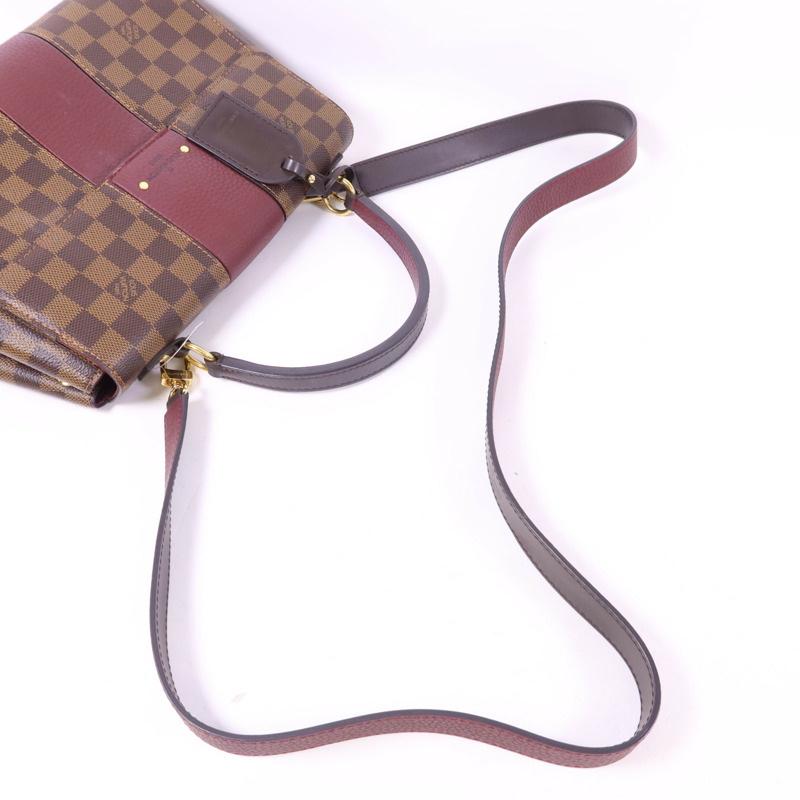 LOUIS VUITTON Damier Bond Street Magnolia金扣手挽肩背兩用袋-4