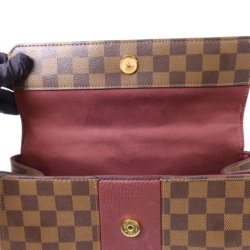 LOUIS VUITTON Damier Bond Street Magnolia金扣手挽肩背兩用袋-6