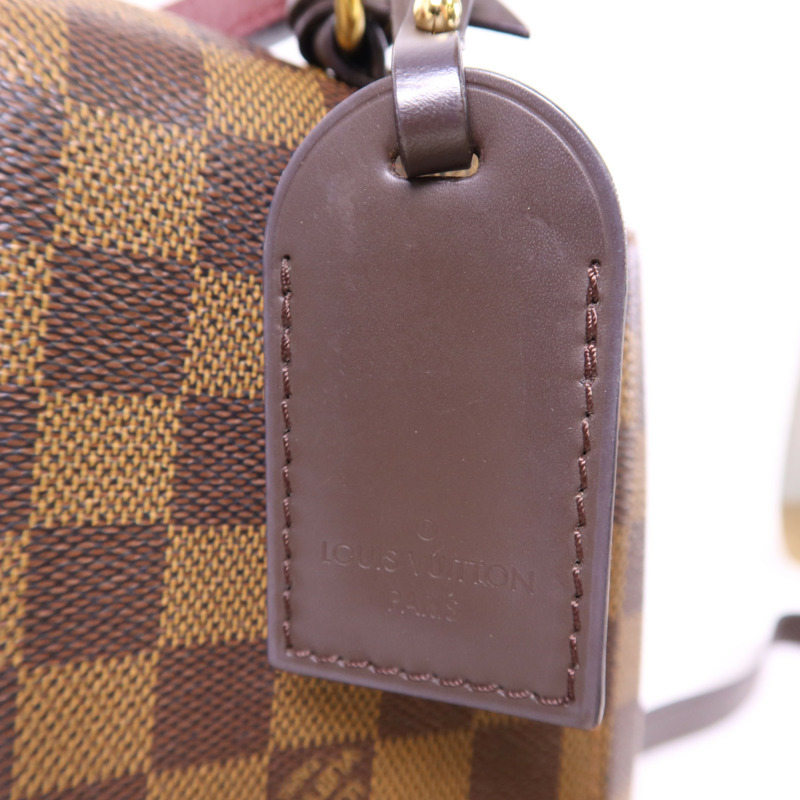 LOUIS VUITTON Damier Bond Street Magnolia金扣手挽肩背兩用袋-13