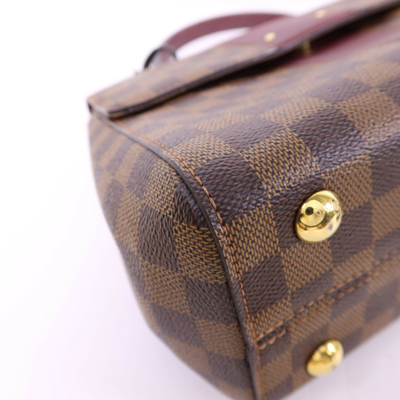 LOUIS VUITTON Damier Bond Street Magnolia金扣手挽肩背兩用袋-15