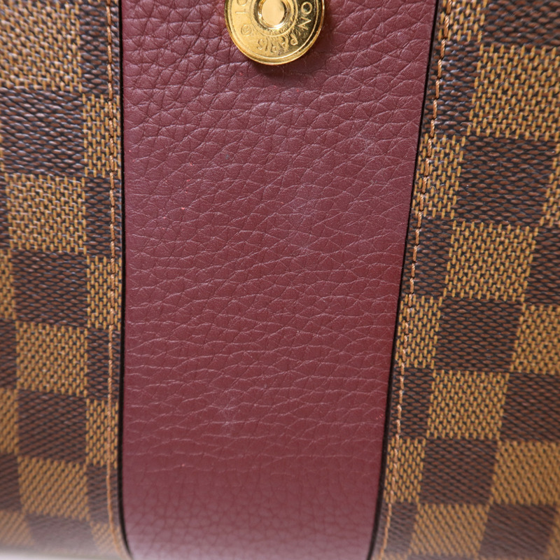 LOUIS VUITTON Damier Bond Street Magnolia金扣手挽肩背兩用袋-18