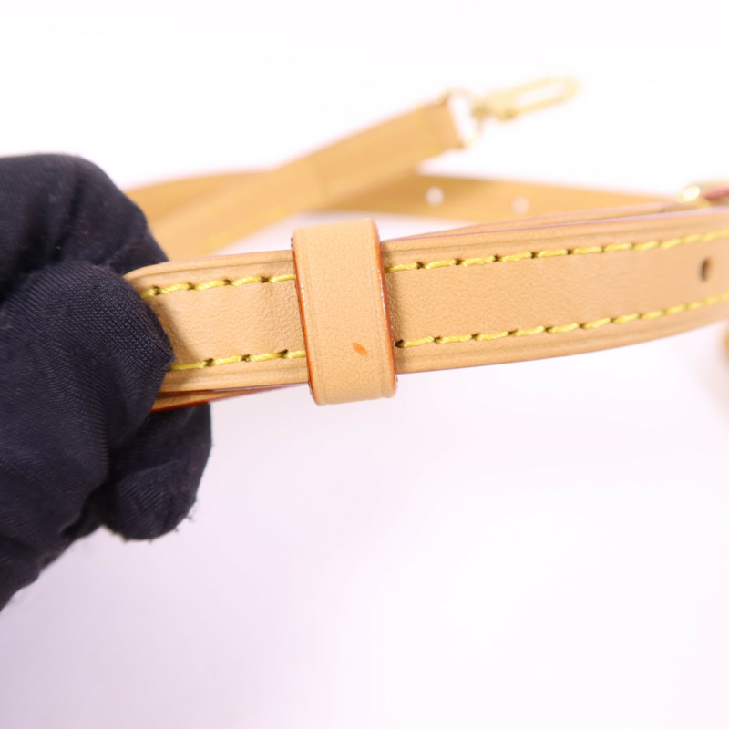 LOUIS VUITTON Monogram Petit Sac Plat金扣手挽肩背兩用袋-13