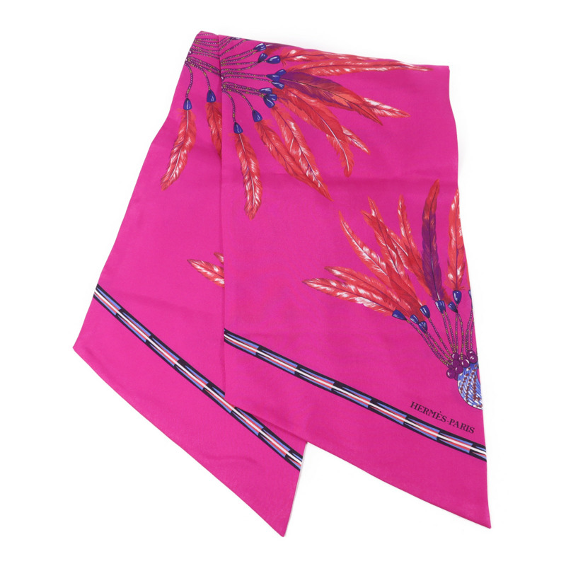 HERMES 絲質Maxi Twilly絲巾-0