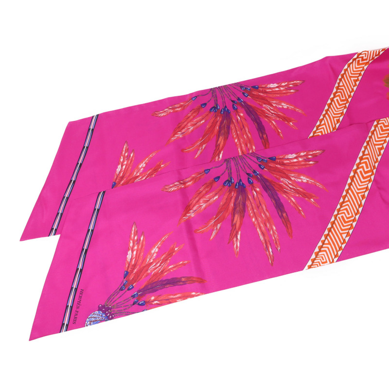 HERMES 絲質Maxi Twilly絲巾-1