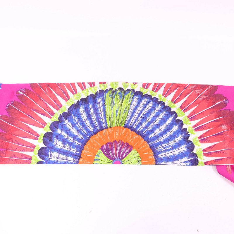 HERMES 絲質Maxi Twilly絲巾-8