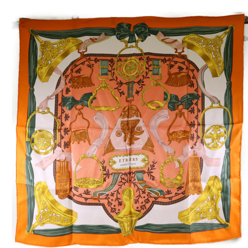 HERMES 絲質Scarf 65x65絲巾-0