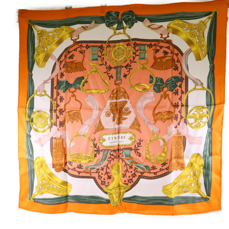 HERMES 絲質Scarf 65x65絲巾-1