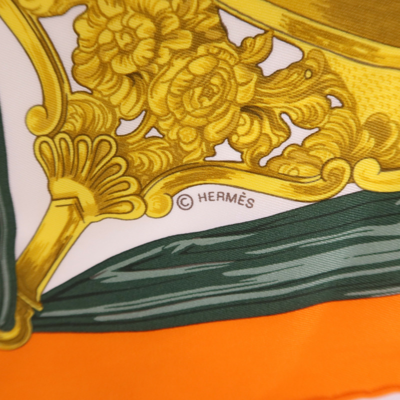 HERMES 絲質Scarf 65x65絲巾-7