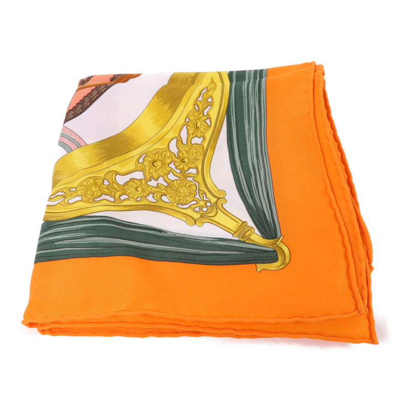 HERMES 絲質Scarf 65x65絲巾-9