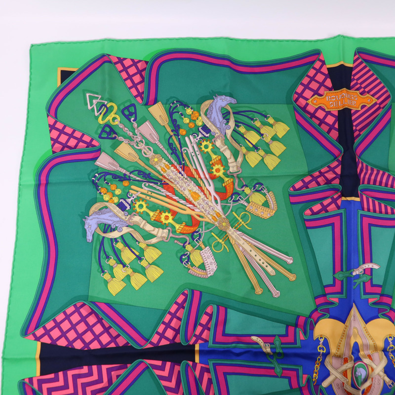 HERMES 絲質Scarf 90X90絲巾-2