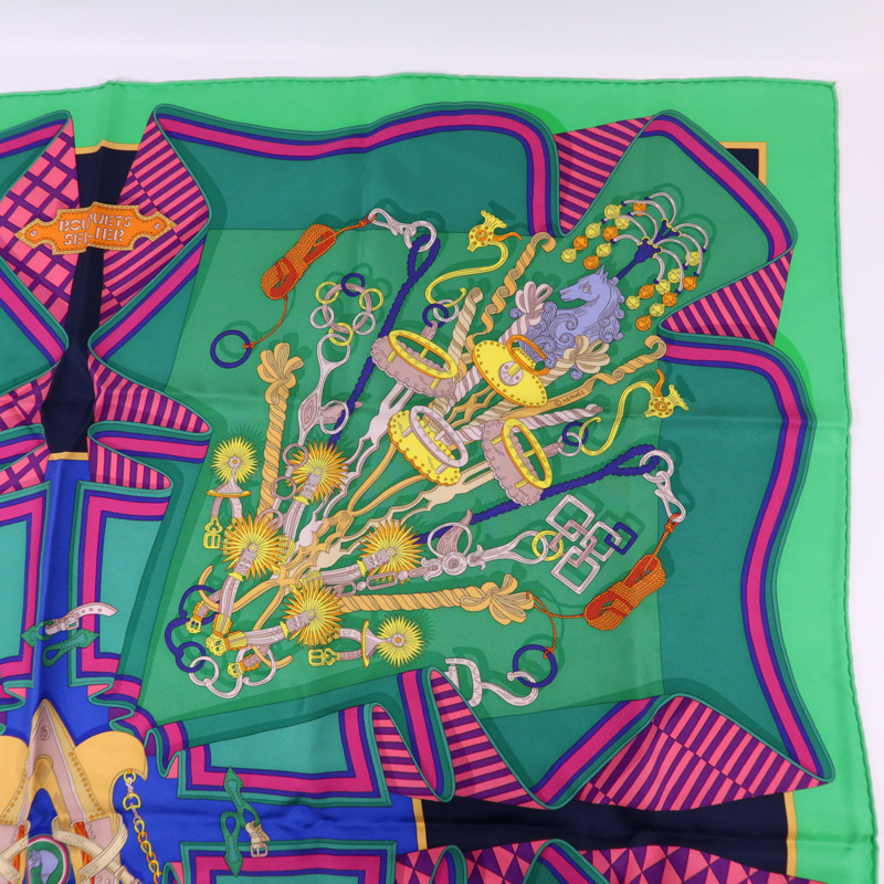 HERMES 絲質Scarf 90X90絲巾-3