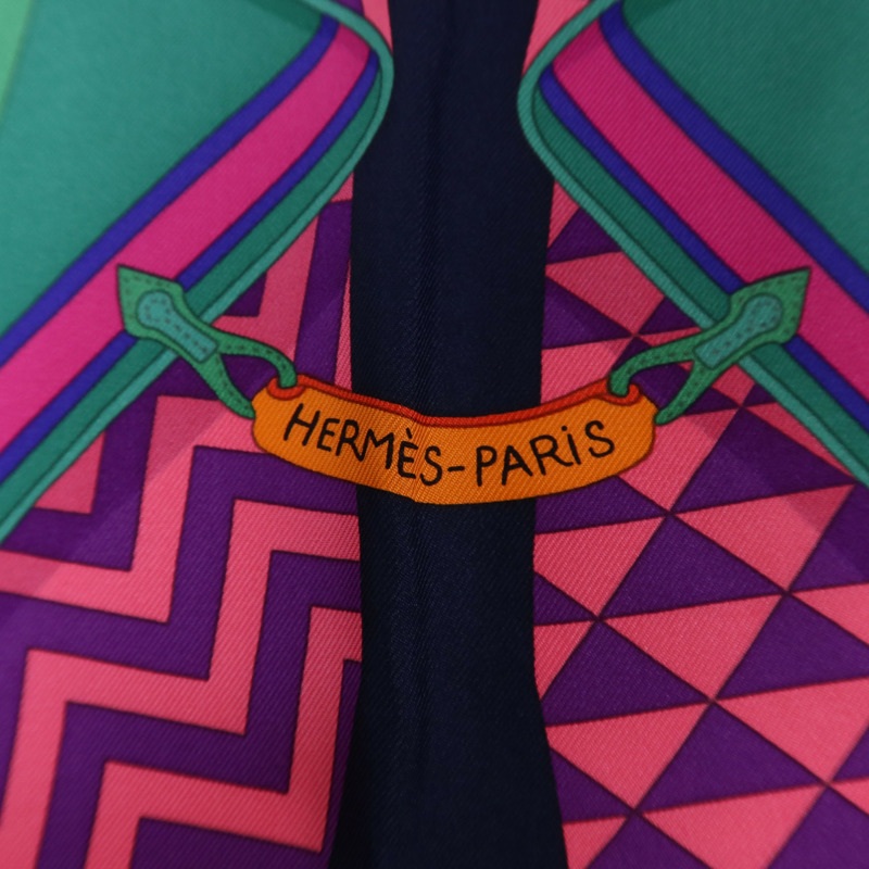 HERMES 絲質Scarf 90X90絲巾-6