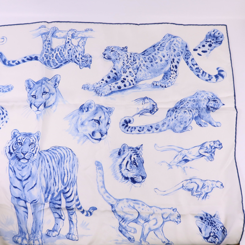 HERMES 絲質Scarf 90X90絲巾-3