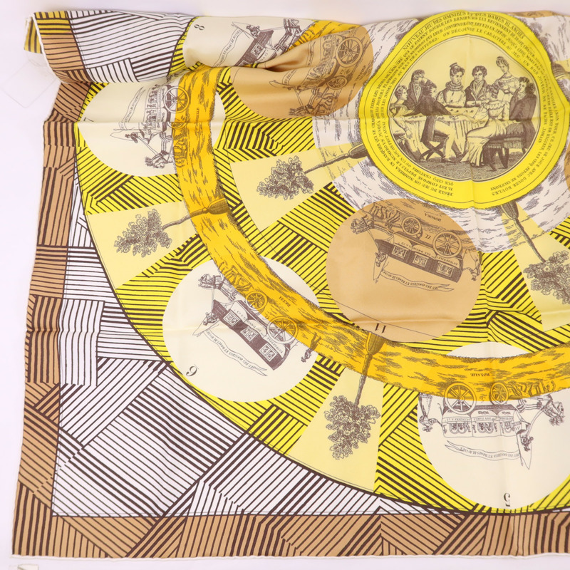 HERMES 絲質Scarf 90X90絲巾-5