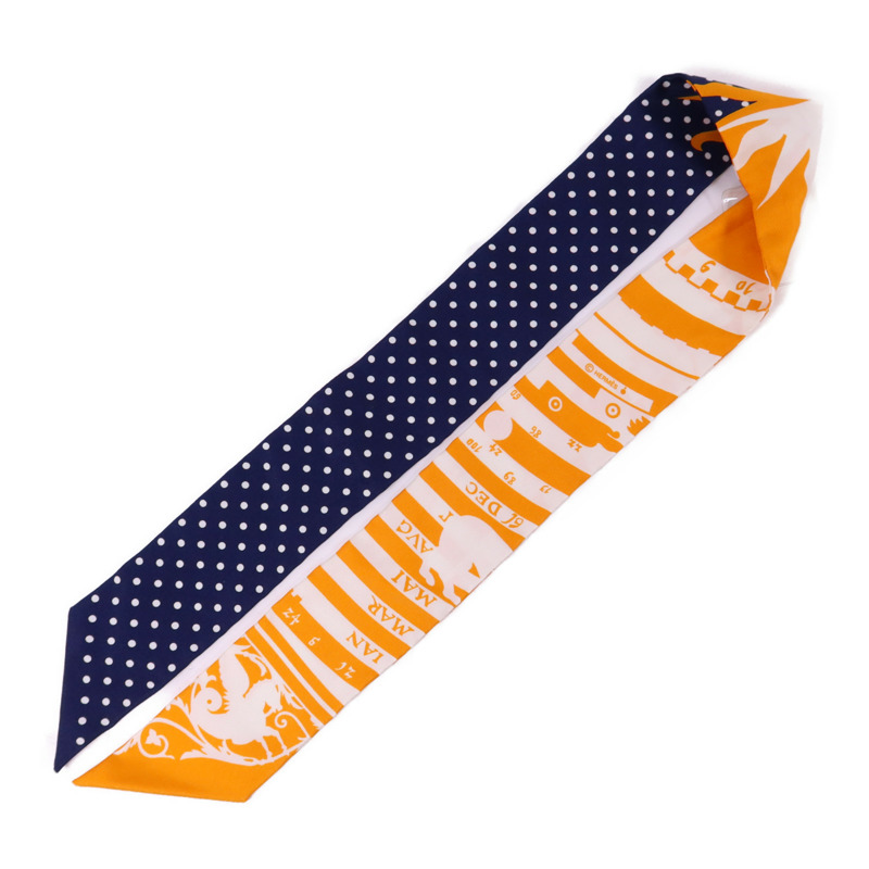 HERMES 絲質Twilly絲巾-2