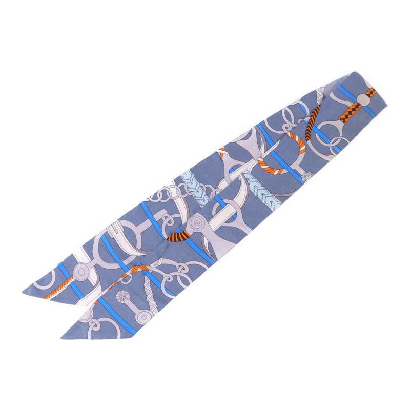 HERMES 絲質Twilly絲巾-1