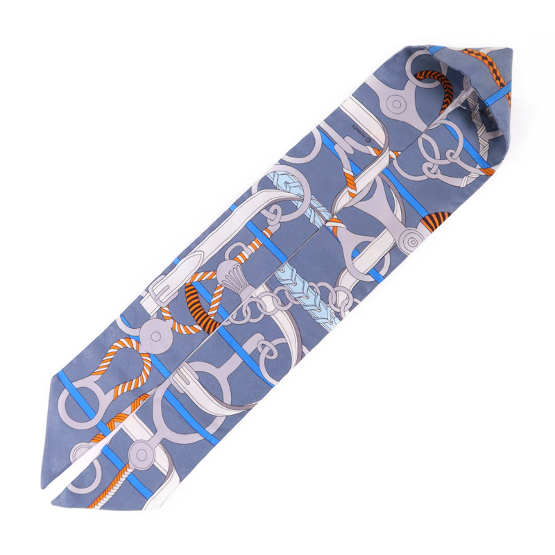 HERMES 絲質Twilly絲巾-2