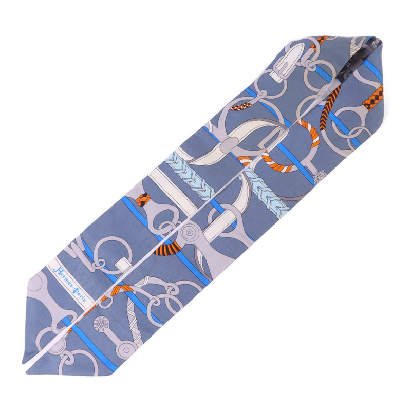 HERMES 絲質Twilly絲巾-3