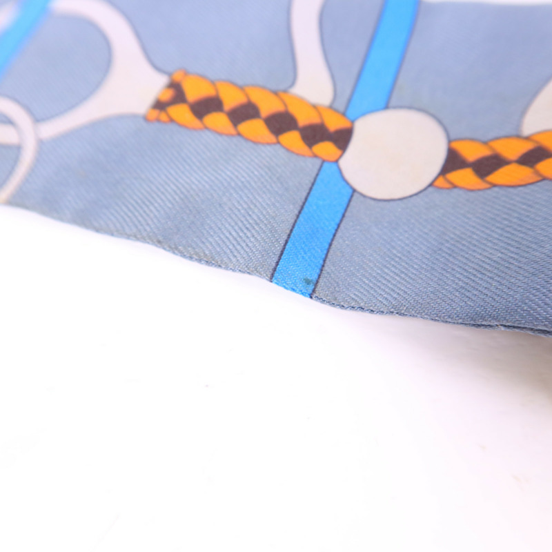 HERMES 絲質Twilly絲巾-10
