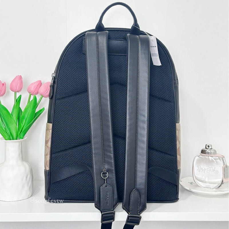 Coach 男款 雙拉鍊後背包-2