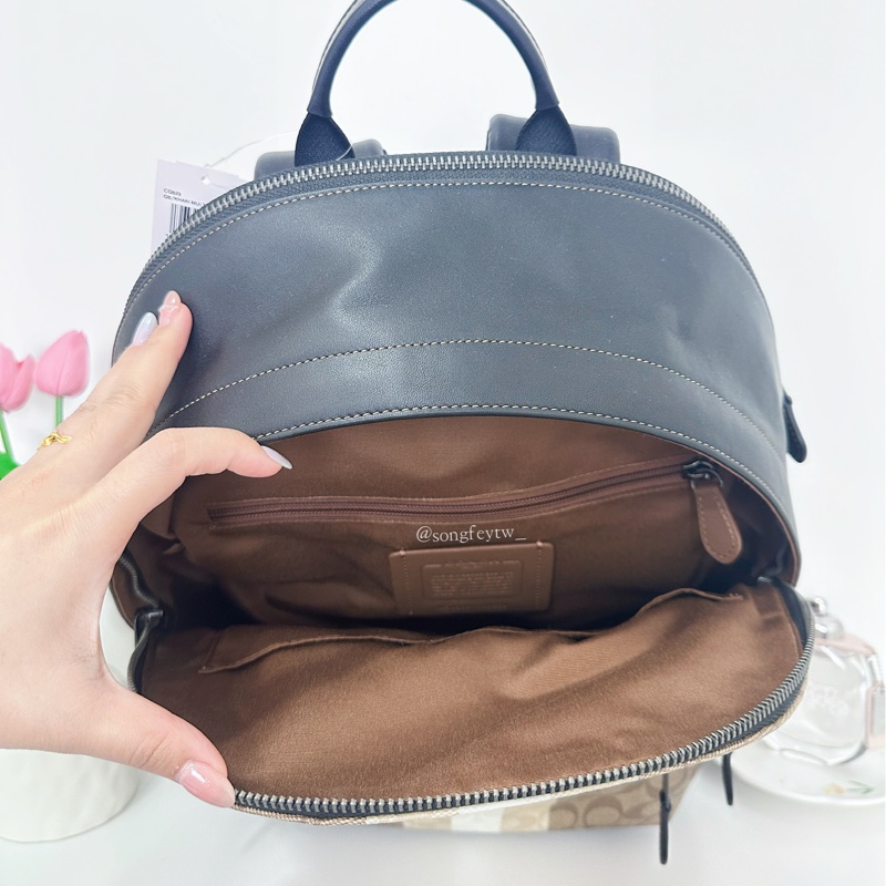 Coach 男款 雙拉鍊後背包-5