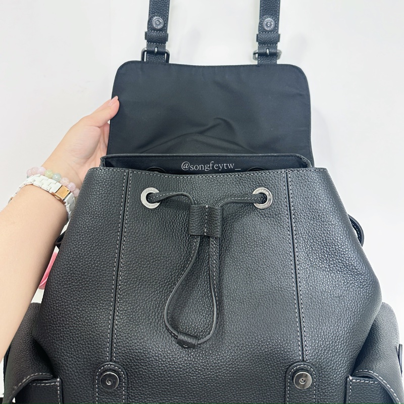 Coach 男款 掀蓋 後背包-4