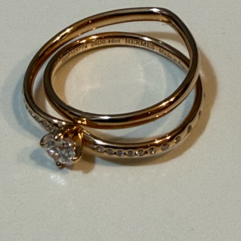 Hermes心形鑽石戒指/Vertige Coeur Ring-4