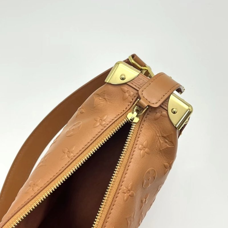 LV Side Trunk中號焦糖色谷愛凌同款盒子包 芯片款23.5*16*8.5 98新配件盒子塵袋-1