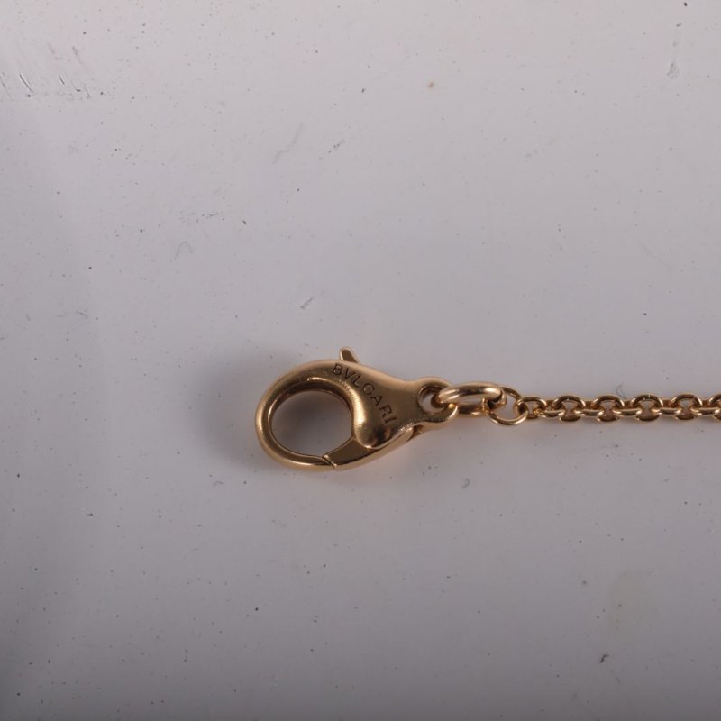 BVLGARI B.ZERO1小彈簧手鏈18K玫瑰金/黑陶瓷M-L碼玫瑰金手鍊／手環-3