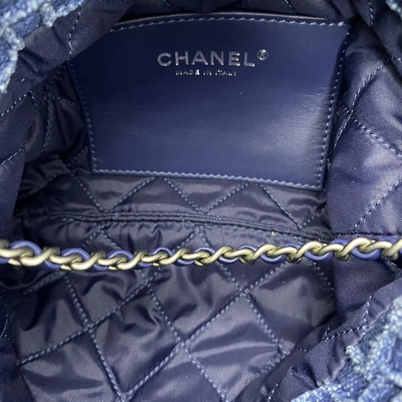 CHANEL 25A牛仔22bagmini垃圾袋20*19*6 全新閒置配件塵袋-1