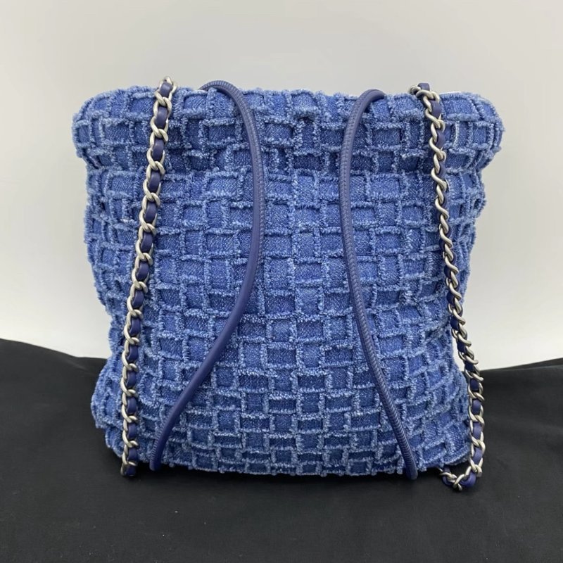 CHANEL 25A牛仔22bagmini垃圾袋20*19*6 全新閒置配件塵袋-5