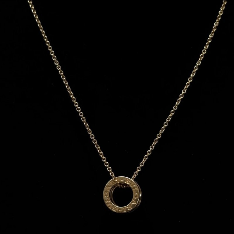 BVLGARI B.Zerol系列18K彈簧項鍊 98新 鍊長46cm-1