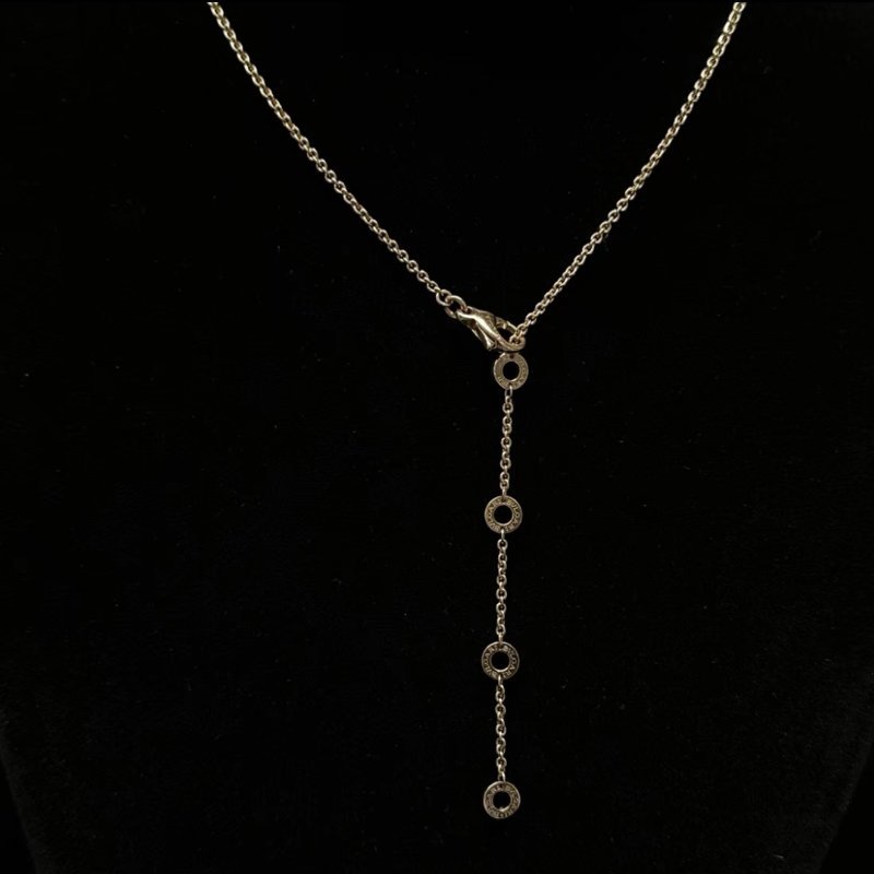 BVLGARI B.Zerol系列18K彈簧項鍊 98新 鍊長46cm-4