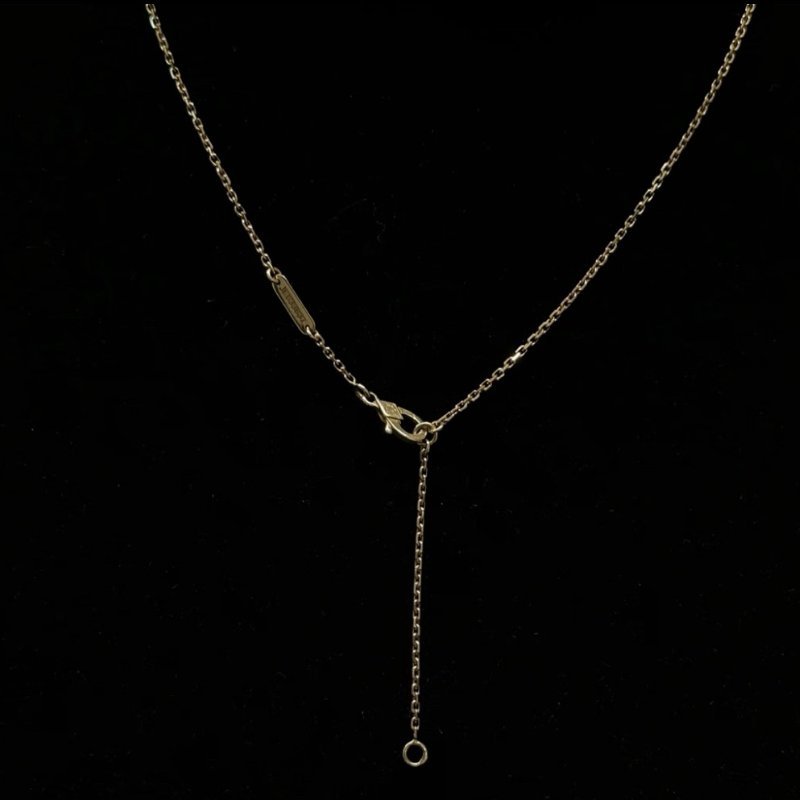 VCA 黑花中號四葉草項鍊 98新 鍊長41cm-2