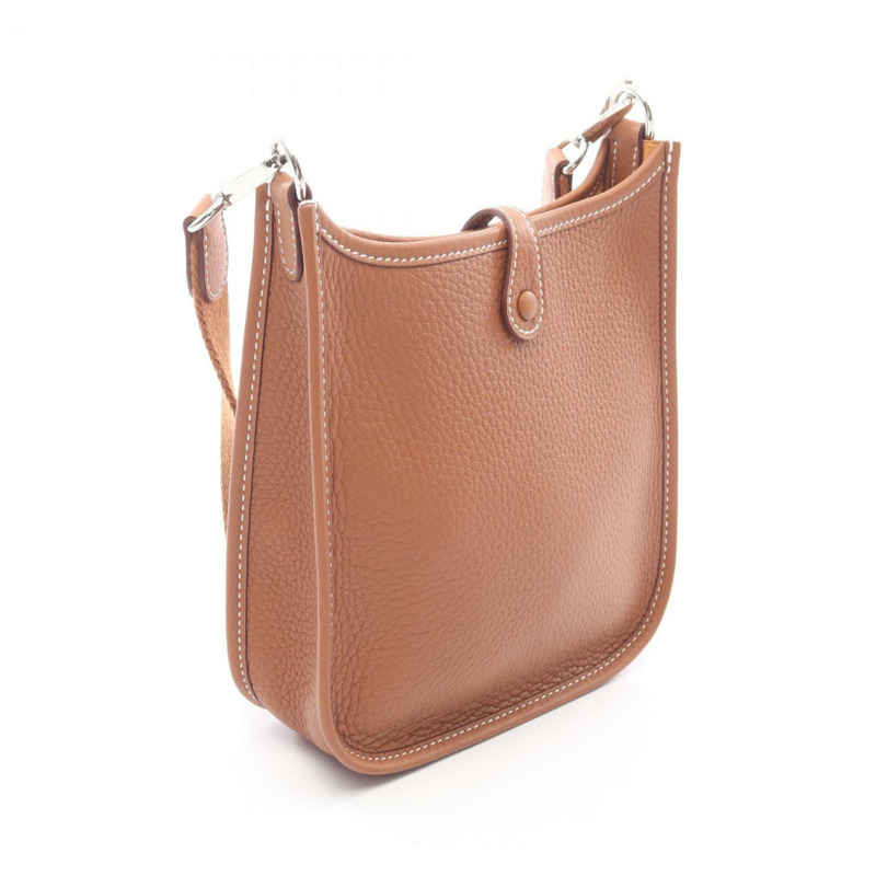 愛馬仕 Hermès Evelyn Amazon TPM 女士單背包,Taurillon Clemence 皮革,棕色-1