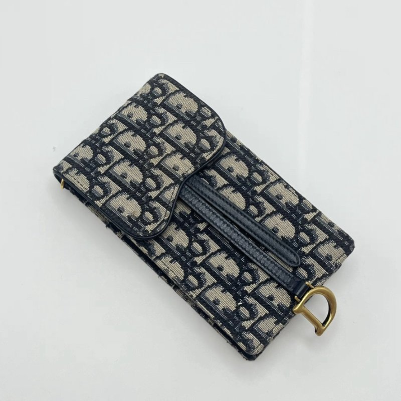 ✨DIOR saddle馬鞍老花手機包9.5*18*3.5 98新配件塵袋-2