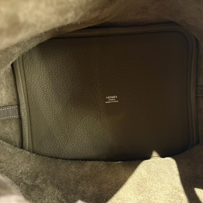 *SHIHNA名牌精品*HERMÈS 愛馬仕Picotin 大象灰銀 22cm Y刻-4