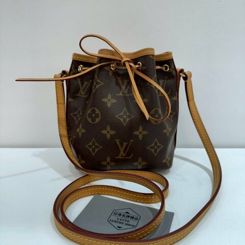 LV Nano Noe 斜背包/側背包/水桶包 M41346 88成新