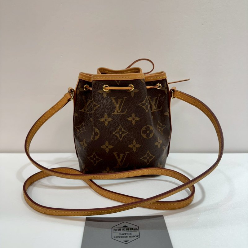 LV Nano Noe 斜背包/側背包/迷你水桶包 M41346 88成新-1